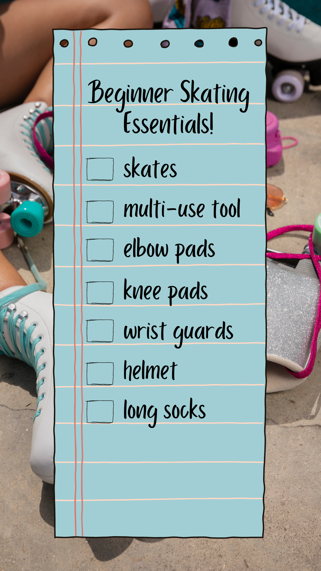 Beginner Roller Skating Essentials Checklist Rainbow Skateland